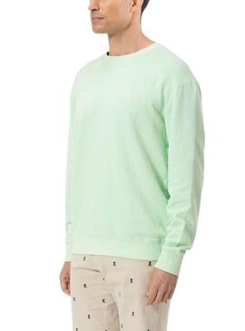 Sweatshirt Le Poulpe Logo Vert Pour Homme