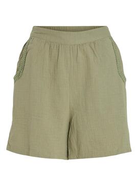 Shorts Vila Vijillo Verde Pour Femme