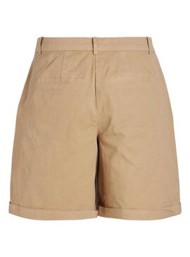 Shorts Vila Vistorma Chino Tostado Pour Femme.