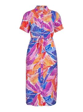 Robe Vila Vilimia Midi Imprimée pour Femme