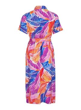 Robe Vila Vilimia Midi Imprimée pour Femme