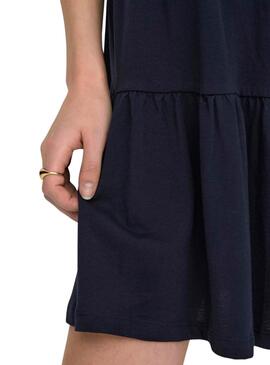 Robe Only May Peplum Bleu pour Femme