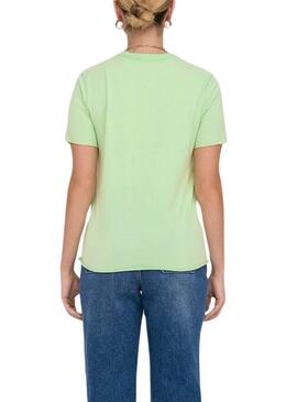 T-shirt Only Lucy Vert Pour Femme