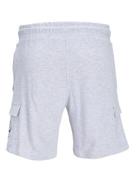 Bermudes Jack and Jones Swift Cargo Blanc Pour Homme