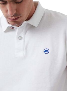 Polo Altonadock Piqué Blanc Basique Pour Homme