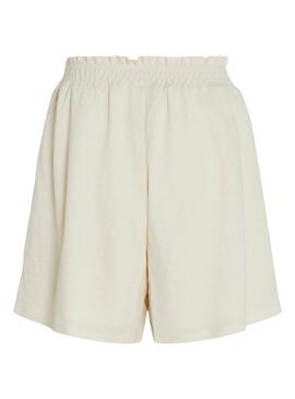 Shorts Vila Vicarmena Beige Pour Femme