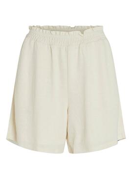 Shorts Vila Vicarmena Beige Pour Femme