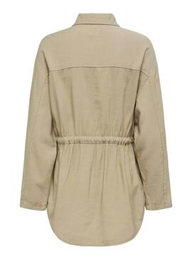 Veste Only Nadine Utility Beige pour Femme