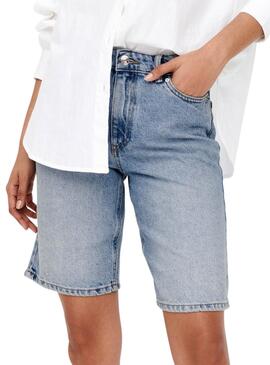 Shorts en jean Only Sonny Wide para mujer.