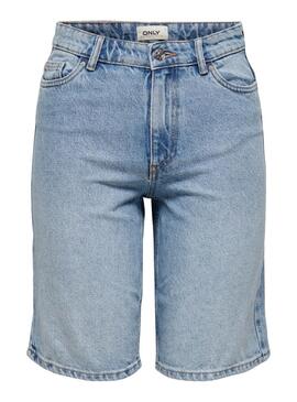 Shorts en jean Only Sonny Wide para mujer.