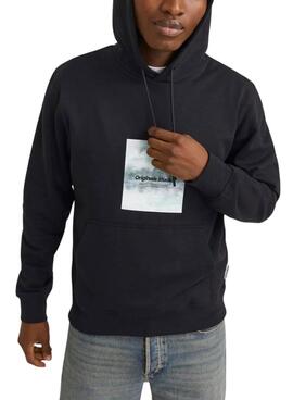 Sudadera Jack and Jones Vesterbro noir pour homme