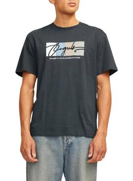 T-shirt Jack and Jones Portland verte pour homme