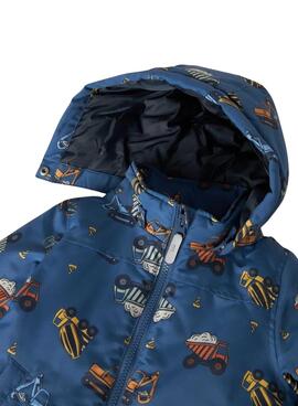 Veste Name It Max imprimée bleue pour garçon