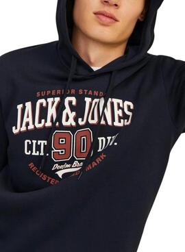 Sweatshirt Jack and Jones Jelogo bleu pour homme