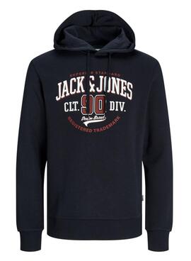 Sweatshirt Jack and Jones Jelogo bleu pour homme