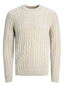 Maillot beige Jack and Jones Eross pour homme.