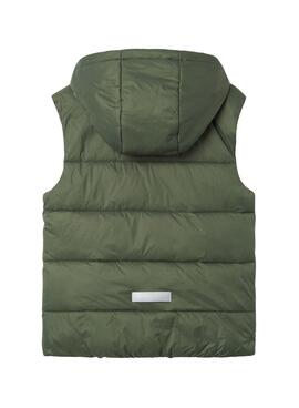 Gilet Name It Monay vert pour garçon