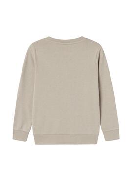 Sweat-shirt Name It Vimo beige pour enfant