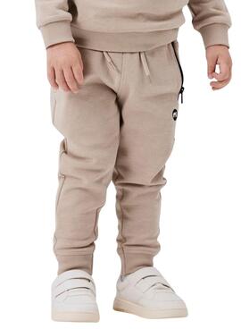 Pantalon Name It Jogger beige pour enfants