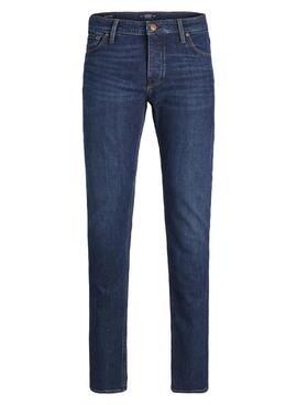 Jean Jack and Jones Gleen en denim oscuro pour homme.