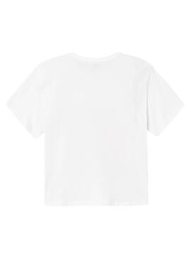 T-shirt Name It Javase blanche pour fille