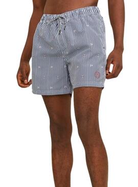 Maillot de bain Jack and Jones Fiji marine pour homme