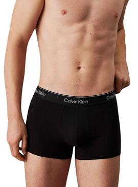 Pack de 3 boxers Calvin Klein negro y rojo para hombre