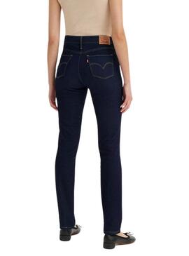 Jean Levis 312 Shaping slim foncé pour femme