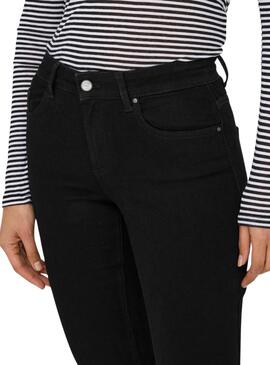 Pantalon en jean Only Blush Flared negro para Mujer