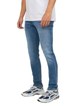 Pantalon en jean Jack and Jones Gleen bleu pour homme.