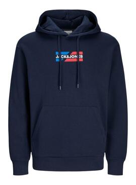 Sweatshirt Jack and Jones Corp bleu marine pour homme