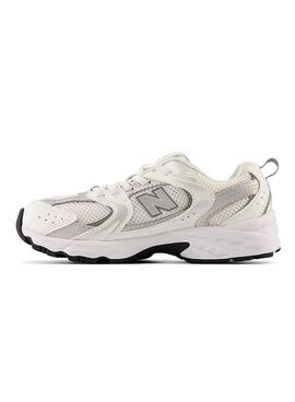 Baskets New Balance 530 blanches pour garçons et filles