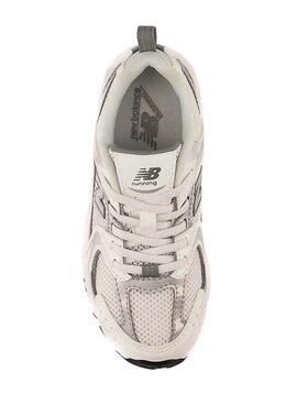 Baskets New Balance 530 blanches pour garçons et filles