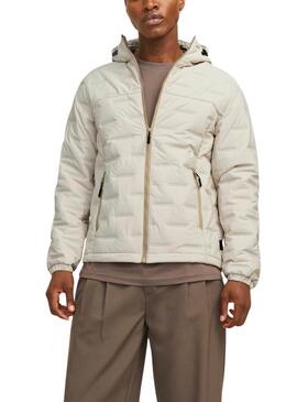 Veste Jack and Jones Sonic beige pour homme.