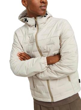 Veste Jack and Jones Sonic beige pour homme.