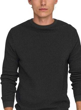 Maillot Only and Sons gris pour homme