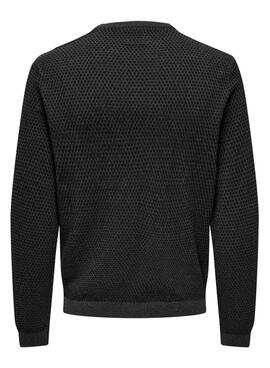 Maillot Only and Sons gris pour homme