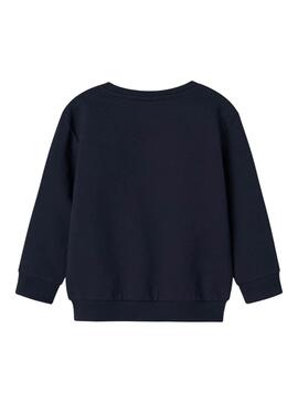 Sweatshirt Name It Saku bleu marine pour garçon