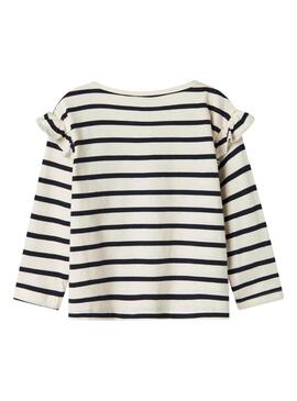 Maillot Name It Tovelina beige et bleu pour fille