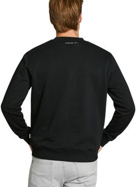 Sweat à capuche Pepe Jeans Dorian noir pour homme