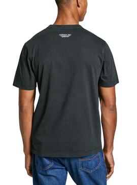 T-shirt Pepe Jeans Dean noir pour homme