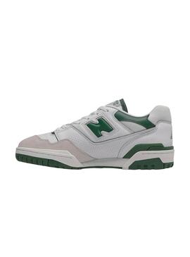 Sneakers New Balance BB550 vert et blanc pour homme