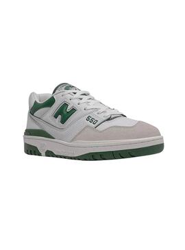 Sneakers New Balance BB550 vert et blanc pour homme