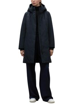 Parka Ecoalf Glamouralf noire pour femme