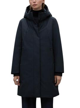 Parka Ecoalf Glamouralf noire pour femme