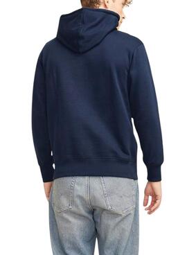 Sweatshirt Jack and Jones Freder bleu pour homme