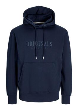 Sweatshirt Jack and Jones Freder bleu pour homme