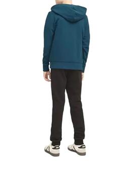 T-shirt Jack and Jones Nolan turquoise pour enfant