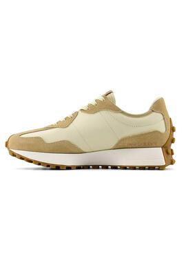 Chaussures New Balance 327 beige et rose pour femme