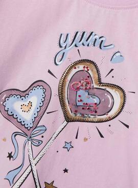 T-shirt Name It Bethany rose pour fille.